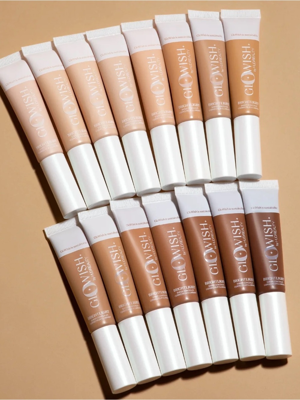 NEW HUDA BEAUTY GLOWISH BRIGHT LIGHT HYDRATING SHEER VEGAN CONCEALER